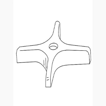 Picture of 1020053-C-CP HANDLE 4 ARM COLD