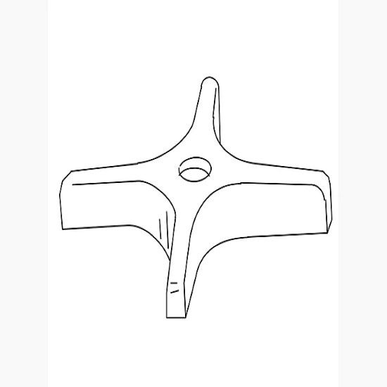 Picture of 1020053-C-CP HANDLE 4 ARM COLD