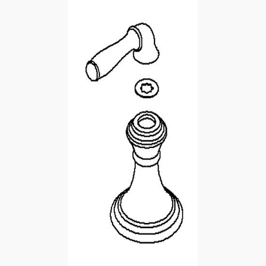 Picture of 1015467-2BZ HANDLE ASSEMBLY
