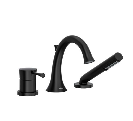 Picture of TED10BK 3PC DECKMOUNT TUB FILL W/HS