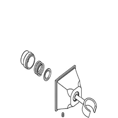 Picture of 1045299-CP WALL MOUNT HANDSHOWER HOLDER