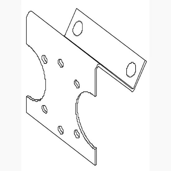 Picture of 1019720 BRACKET FIELD WIRE 1188/89