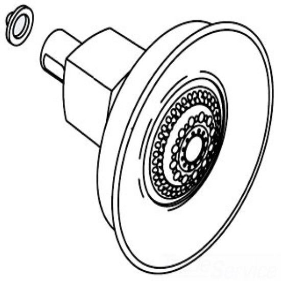 Picture of 1049313-CP SHOWERHEAD ASSEMBLY