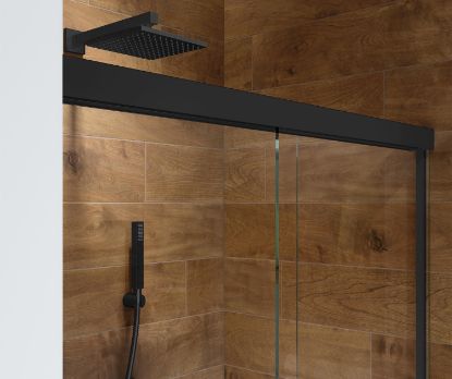Picture of 139352900340000 MATTE BLACK SHOWER DOOR