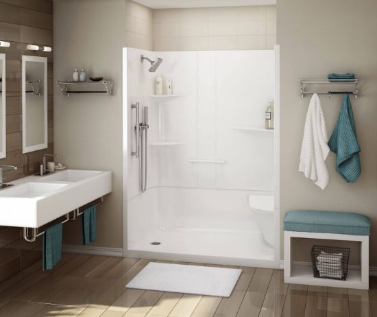 Picture of 107003SNR000001 6034 SECT SHOWER WHI