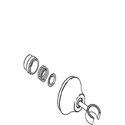Picture of 1039655-CP WALL MOUNT HANDSHOWER HOLDER