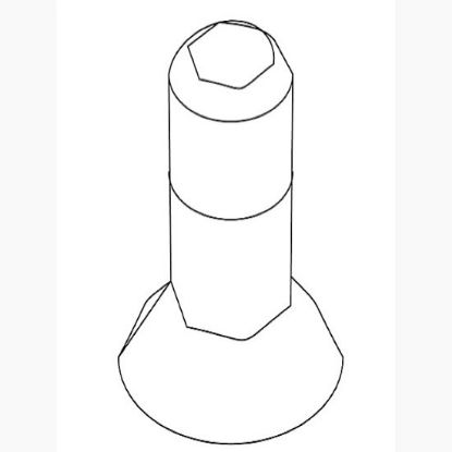 Picture of 1037608 SCREW 6-32 FLAT HEAD