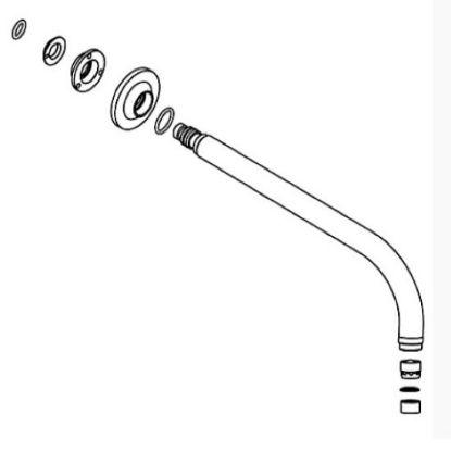 Picture of 1015783-BN SPOUT & HARDWARE 9 SUB-ASSY