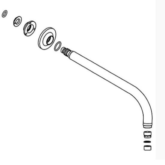 Picture of 1015783-BGD SPOUT & HARDWARE 9 SUB-ASSY