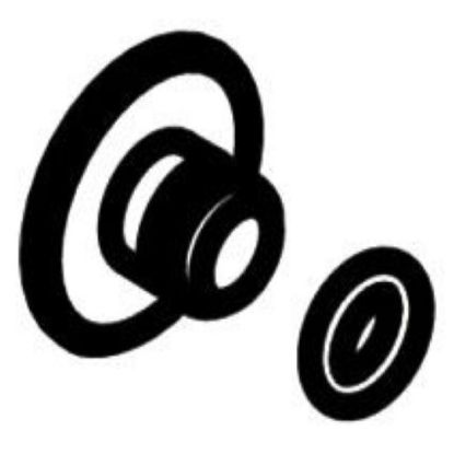 Image de C++ 1015471-BGD BOUTON BOUCHON ASS.
