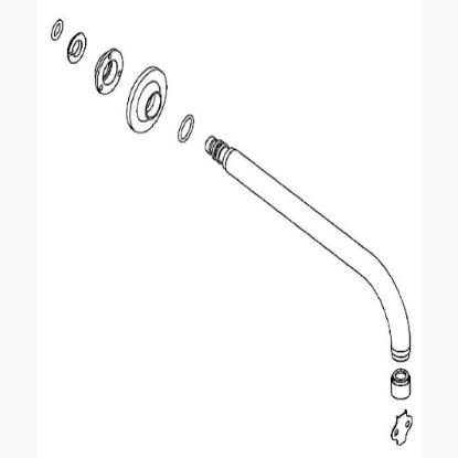 Picture of 1114101-CP SPOUT ASSEMBLY