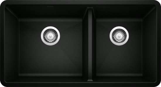 Picture of 402652 BLANCO PRECIS U 1 3/4 COAL BLACK