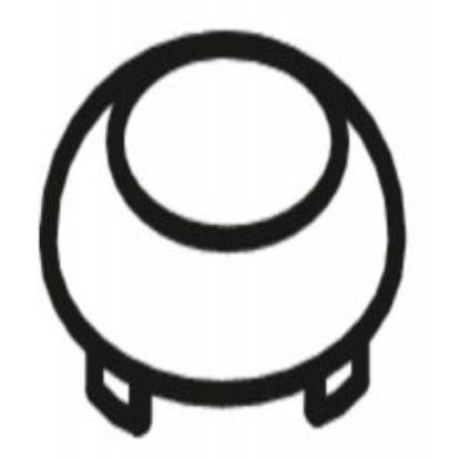 Picture of 1024303-2BZ PLUG BUTTON CIRCLE GRAPHICS