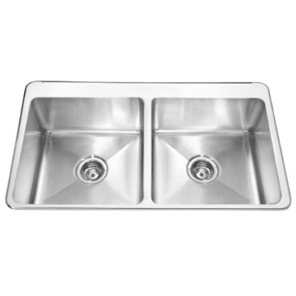 Picture of LBD0814P-1 DOUBLE SINK WITH LEDGE NO HL