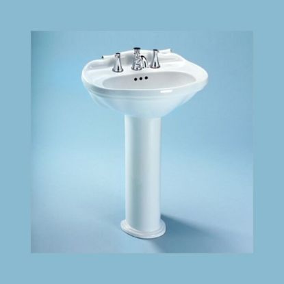 Picture of PT75401 WHITNEY PED LEG ONLY COT/WHITE