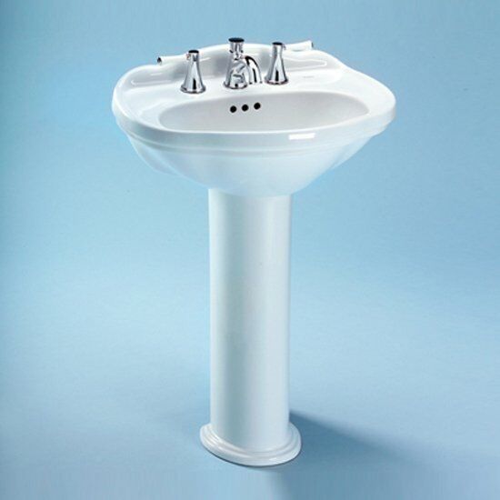 Picture of LT754801 WHITNEY 8" PED.SLAB COT/WHITE