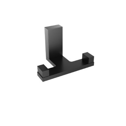 Picture of V5225 FIRE DOUBLE TOWEL HOOK MATTE BLACK