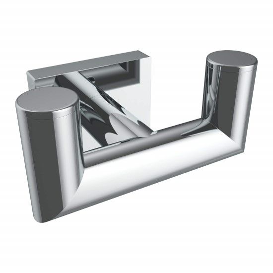 Picture of V62223 CRATER DOUBLE TOWEL HOOK CHROME