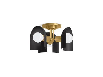 Picture of 31786-FM03-BML JABOT 3 LIGHT FLUSHMOUNT