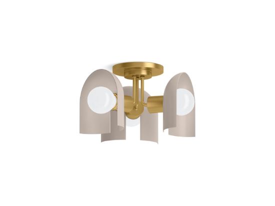 Picture of 31786-FM03-SLG JABOT 3 LIGHT FLUSHMOUNT