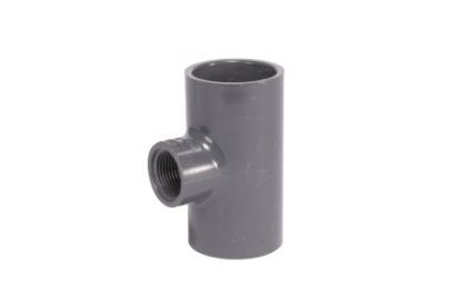 Picture of 11/4" X 3/4" PVC 40 TEE SWXT