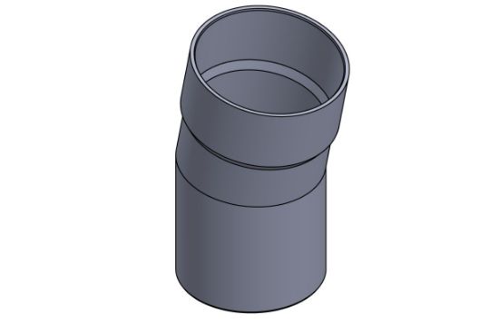 Picture of 10X11 1/4D PVC DWV ELBOW SPXH SYS 15