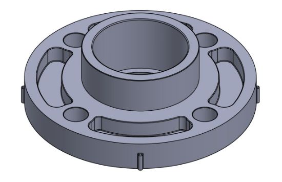 Picture of 2-1/2" CPVC SCH 80 SW FLANGE
