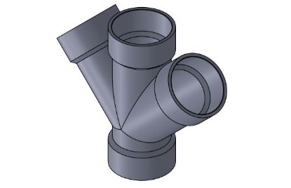Image de LD+ 3" PVC XFR FXFXFXF 45 Y DBL