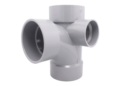 Picture of 3 X 3 X 3 X 2" PVC XFR RH INLET TY