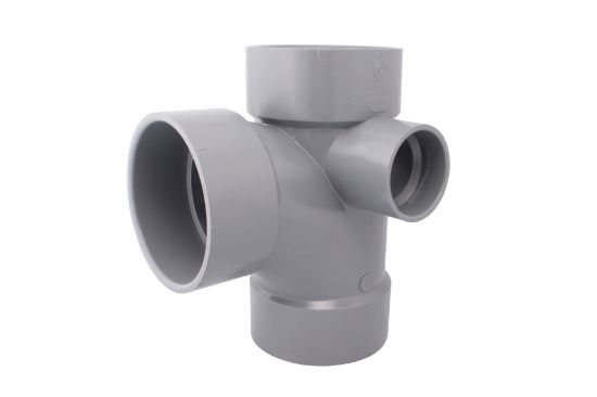 Picture of 3 X 3 X 3 X 1-1/2" PVC XFR RH INLET TY