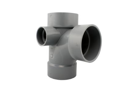 Picture of 3 X 3 X 3 X 1-1/2 " PVC XFR LH INLET TY