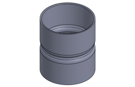 Image sur P++ 18" PVC 40 MANCHON F X F