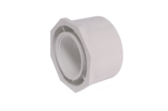 Image sur 6" X 3" PVC 40 REDUCT. MXFPT BLANC