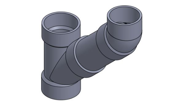 Picture of 3" PVC XFR EXTEND UPRIGHT WYE