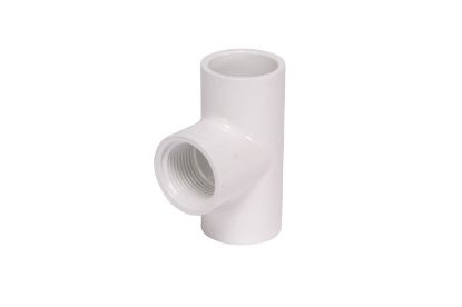 Picture of 11/2" PVC 40 TEE SW X FIP WHITE