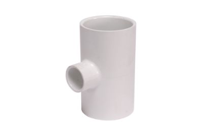Picture of 21/2" X 11/2" PVC 40 SW TEE WHITE