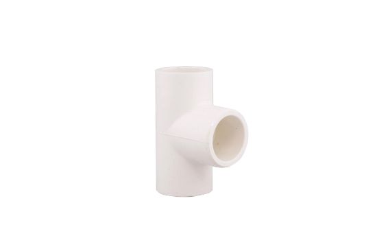 Picture of 11/2" X 3/4" PVC 40 TEE SW WHITE