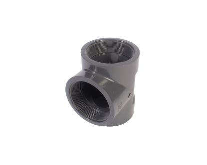 Picture of 4     S80 PVC THREADED TEE  36827