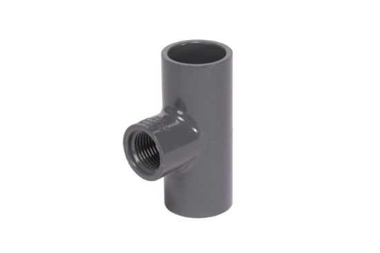 Picture of 3/4" X 1/2" PVC 40 RED TEE SWXT
