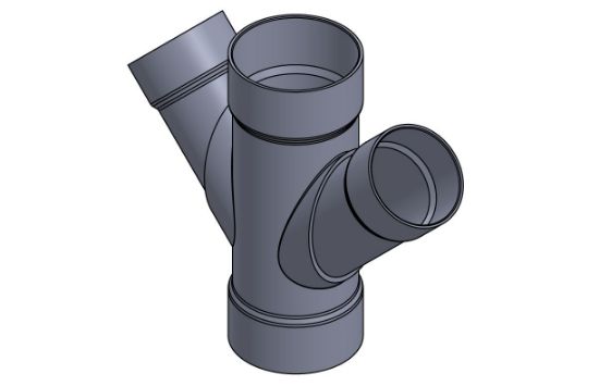 Picture of 10X8X45D PVC DWV DBLWYE HXHXHXH SYS 15