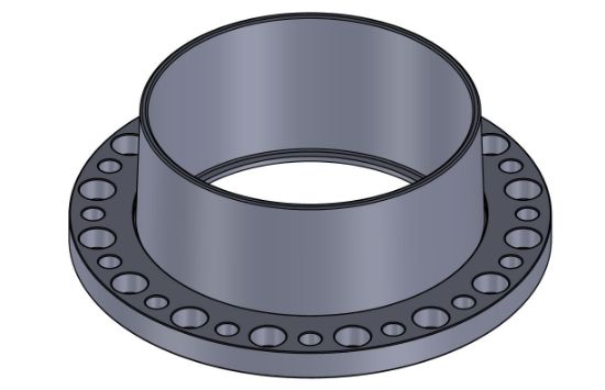 Picture of 16 PVC S80 FL. V-STONE "XH" FEM. W/METAL