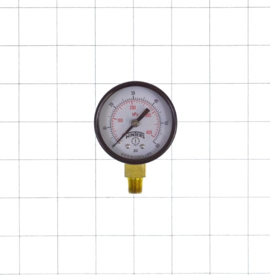 Picture of PEM207 2 0-60 ECONO GAUGE 1/8NPT BTM