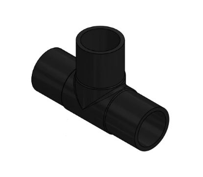 Picture of 2" DR11 MOLDED BF HDPE TEE