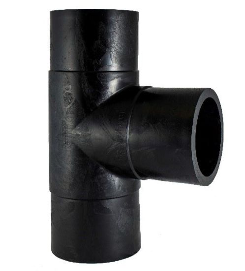 Picture of 4" DR11 MOLDED BF HDPE TEE