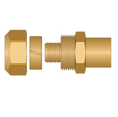 Image de 67019 5/8"PEX CMP X3/4 MALE SOUD ADP