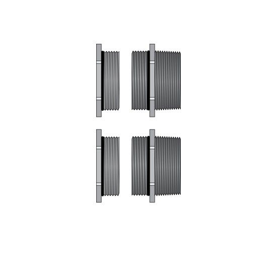Picture of C++ 76850 2"MNPT ASSY KIT F/2" SS MANI