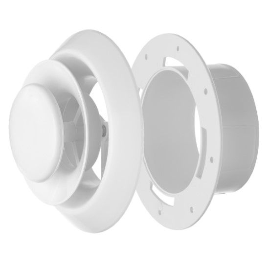Image sur DR-05 5" DIFFUSEUR D'AIR BLANC