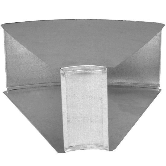 Picture of GV0085 8"X14"X45DEG 30GA GALV SIDE ELBOW