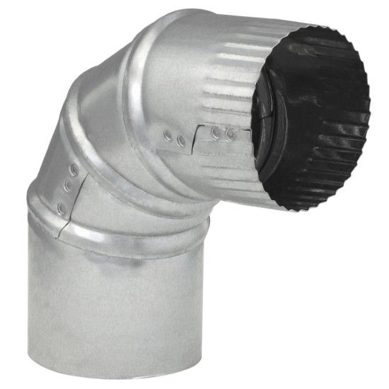Picture of GV0281 3"X90DEG 28GA GALV ADJ ELBOW