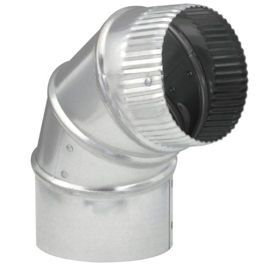Picture of GV0283 4"X90DEG 24GA GALV ADJ ELBOW